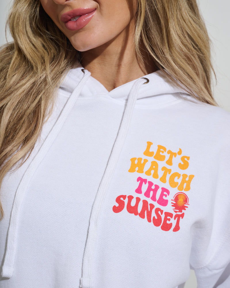 Let's Watch The Sunset Pullover Hoodie